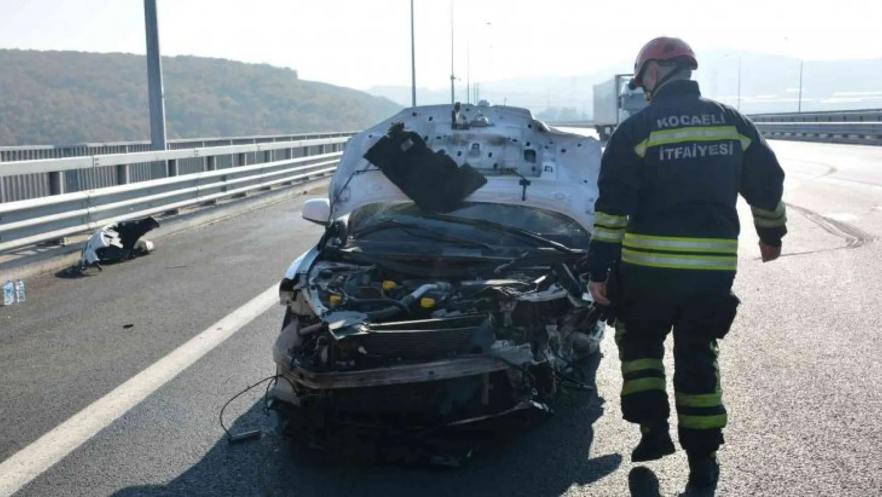 Kuzey Marmara Otoyolunda kaza: 3 yaralı!