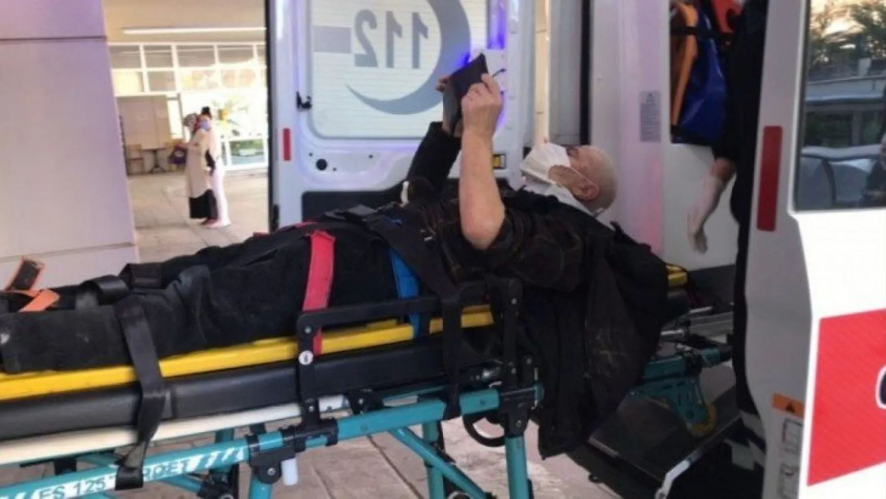 Marangozda 3 metre yükseklikten düşen şahıs yaralandı