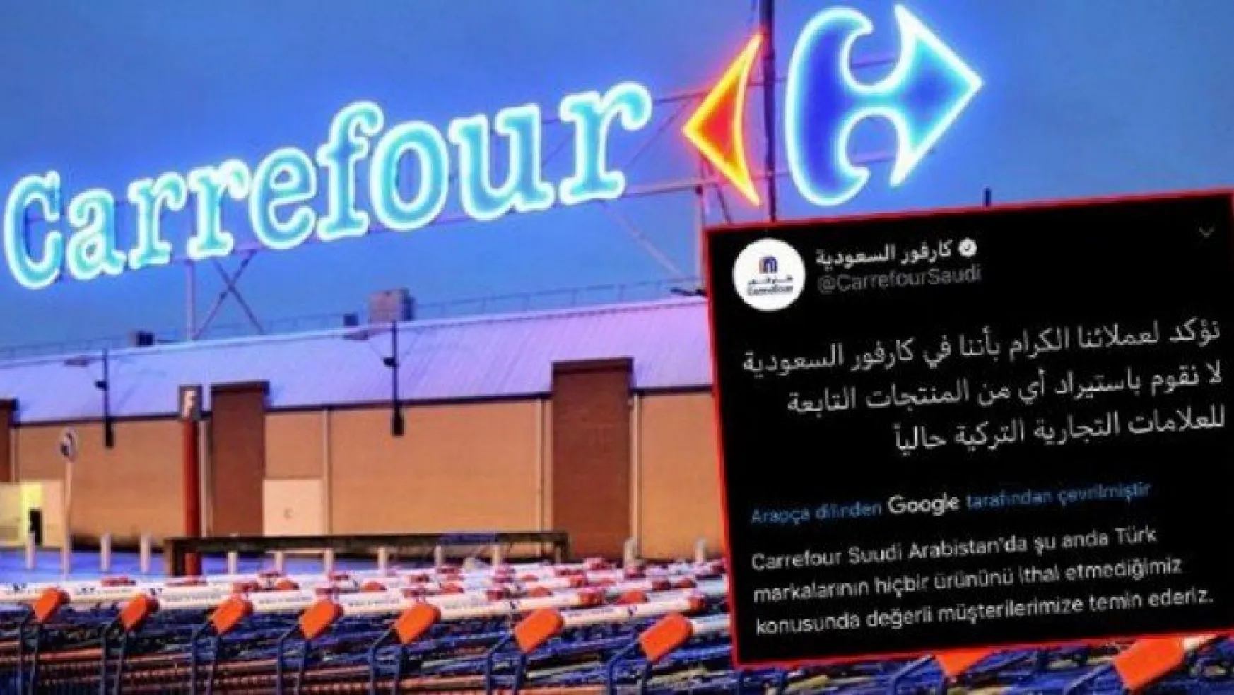 'Türk ürünlerini satmıyoruz' açıklaması yapan Carrefour'a büyük tepki!