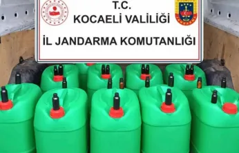 400 litre sahte alkol ele geçirildi