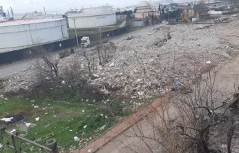 Barbaros Mahallesi'nde yıkım devam ediyor