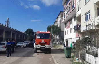 Çamaşır makinası yangını korkuttu