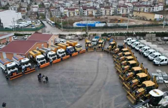 Gebze'de kar alarmı: 425 personel ve 73 araçla teyakkuzda