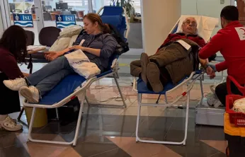 Kan bağışında bulundular