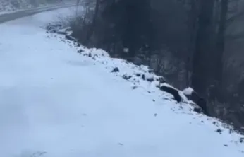 Kartepe beyaza büründü, kartpostallık görüntüler ortaya çıktı