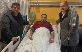 Kirazlıyalı Muhtarı ameliyat oldu