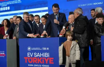 Kocaeli'de 10 bin 340 sosyal konutun kura çekimi yapıldı