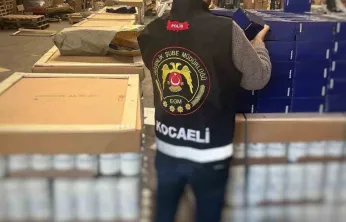 Kocaeli'de 15 milyon liralık sahte yedek parça ele geçirildi