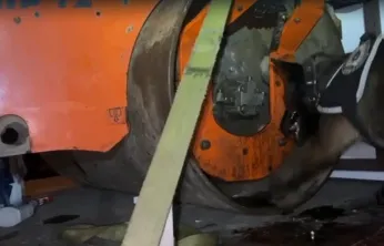 Asfalt silindirinde 102 kilo metamfetamin bulundu