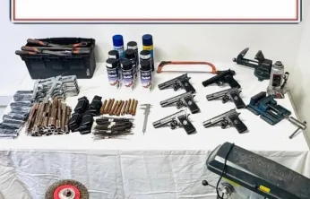 Kocaeli'de silah imalathanesine dönüştürülen adrese operasyon