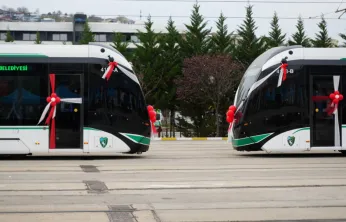 Kocaeli'de tramvay filosu 28 araca yükseldi