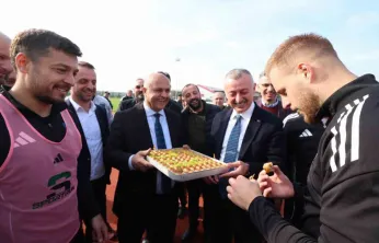 Kocaelispor'a Kasımpaşa maçı öncesi baklavalı moral
