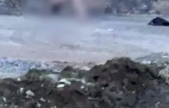 Köprü altında akıllara durgunluk veren görüntüler