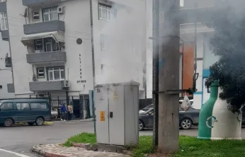 Körfez'de yangın paniği