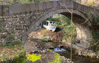 Milli Mücadele'nin tanığı 150 yıllık taş köprü zamana meydan okuyor