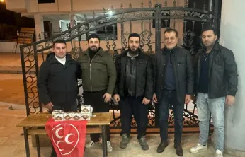 Miraç Kandili'ni vatandaşlarla kutladılar