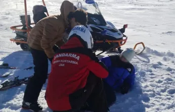 Karda mahsur kaldılar