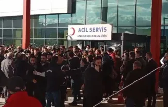 Vatandaşlar hastane önünde toplandı