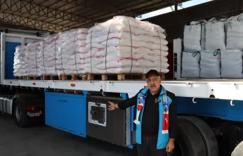 Yesevi Hareketi'nden Gazze'ye 100 tonluk acil yardım