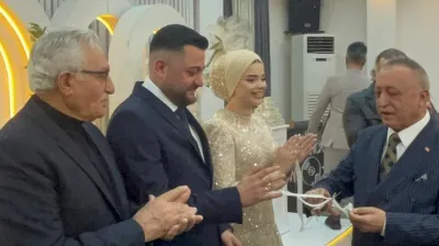 Gürkan Aslan evliliğe ilk adımı attı