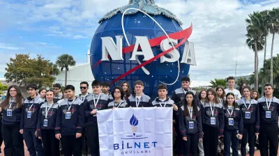 Kocaeli Bilnet Lisesi öğrencileri NASA'da Falcon 9 Roketinin Fırlatılışına tanıklık etti