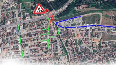 Sürücüler dikkat! O yol geçici olarak trafiğe kapandı