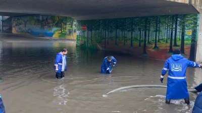 Yağmurlar bitti geride baskın manzaraları kaldı