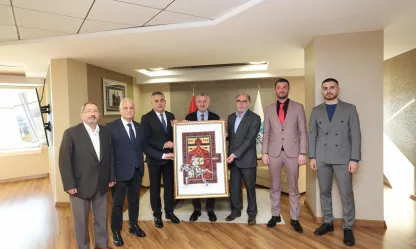 Başkan Büyükakın'a ziyaretçi akını