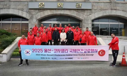 Büyükşehir Mehteri, festival için Ulsan'da