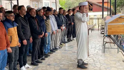 Kazada ölen motosiklet sürücüsü defnedildi