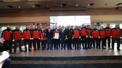 Kocaeli'nin arama kurtarma gücüne akreditasyon tescili