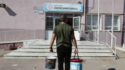 Okullara son 5 yılda 547 bin litre boya desteği