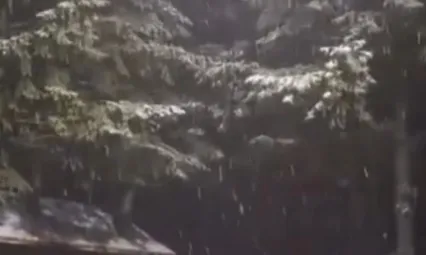 Kartepe'ye mevsimin ilk karı düştü