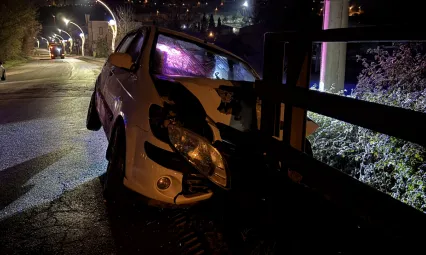 Kaza yapan sürücü aracı bırakıp kayıplara karıştı