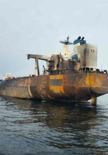 Vurulan tanker KAIROS'ta korkutan tespit