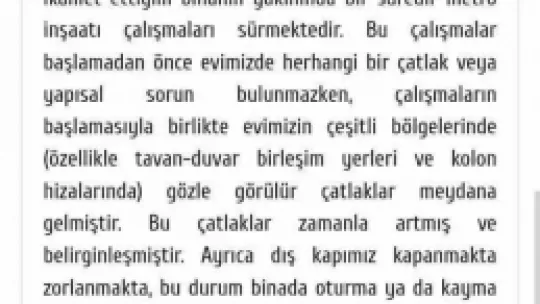 CİMER'e şikayet etmiştim dedi, 4 ay sonra yan binası yıkıldı
