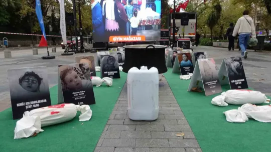 Filistinlilerin dramı gözler önüne serildi