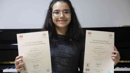 Konservatuvar öğrencisinden önemli başarı