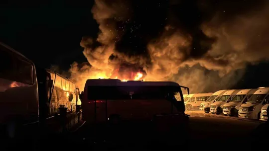 17 araç alev alev yanmıştı, hasarın boyutu ortaya çıktı