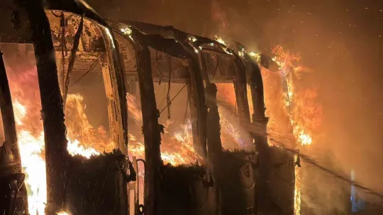 17 araç alev alev yanmıştı, hasarın boyutu ortaya çıktı
