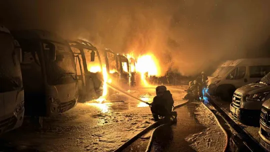 17 araç alev alev yanmıştı, hasarın boyutu ortaya çıktı