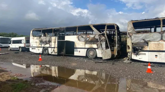 17 araç alev alev yanmıştı, hasarın boyutu ortaya çıktı