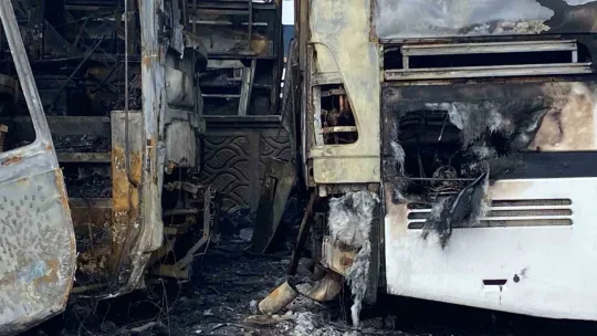 17 araç alev alev yanmıştı, hasarın boyutu ortaya çıktı