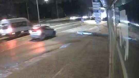 2 kişiyi hayattan koparan kaza kamerada
