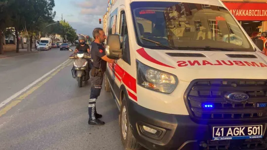 2 motosiklet kazaya karıştı
