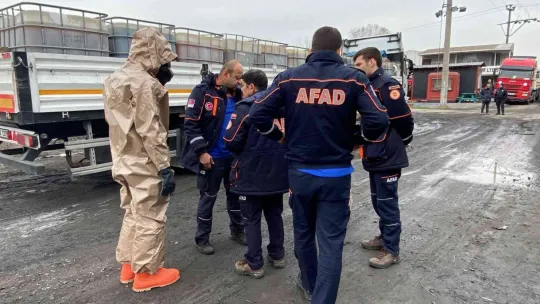 2 tır dolusu plastik tanklardan kimyasal atık çıktı