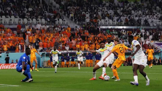 Dünya Kupası'nda Hollanda, Senegal'e acımadı