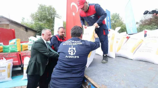 Kocaeli'de çiftçilere büyük destek