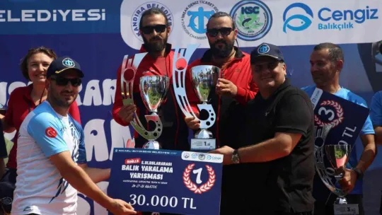 8 farklı türde 57 balık yakalandı
