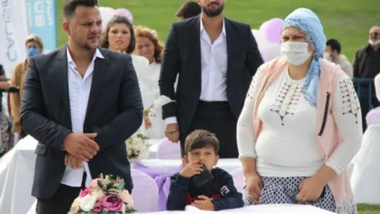 50 Roman çiftin nikahı kıyıldı!